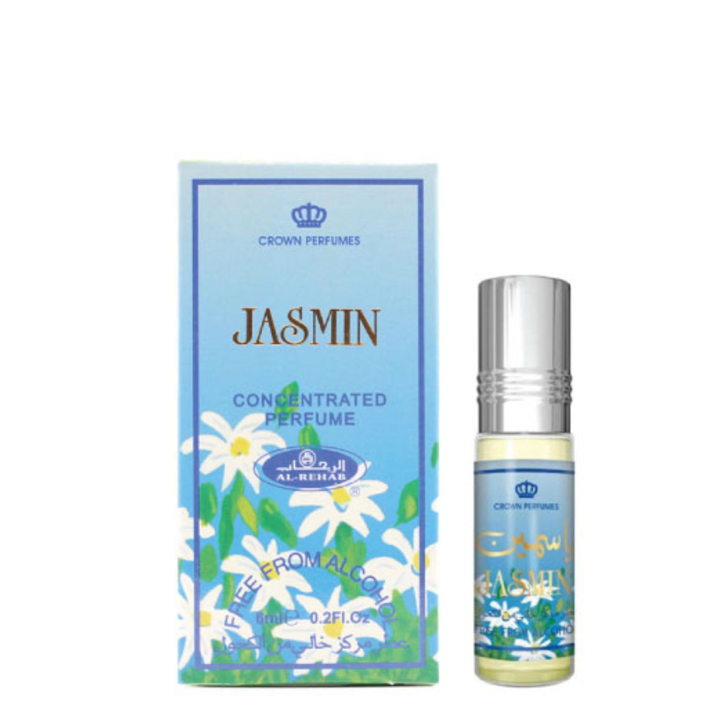 Jasmin 6ml Perfume Oil Al Rehab x6