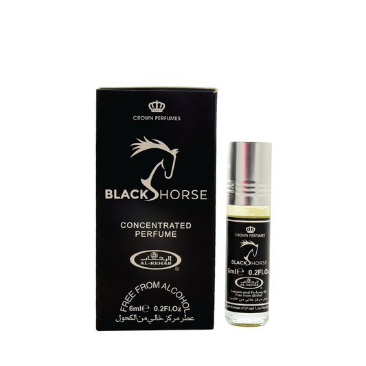 Black Horse 6ml Perfume Oil Al Rehab x6