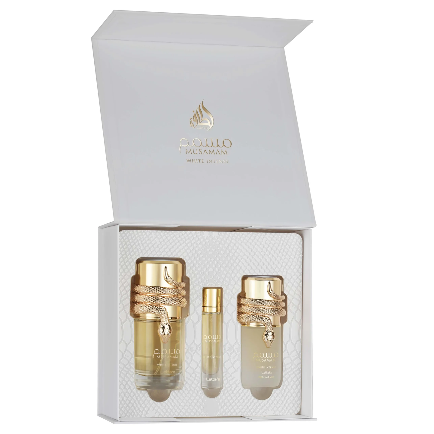 Musamam White Intense Perfume 3pcs Gift Set Lattafa Musamam White Intense Perfume 3pcs Gift Set Lattafa