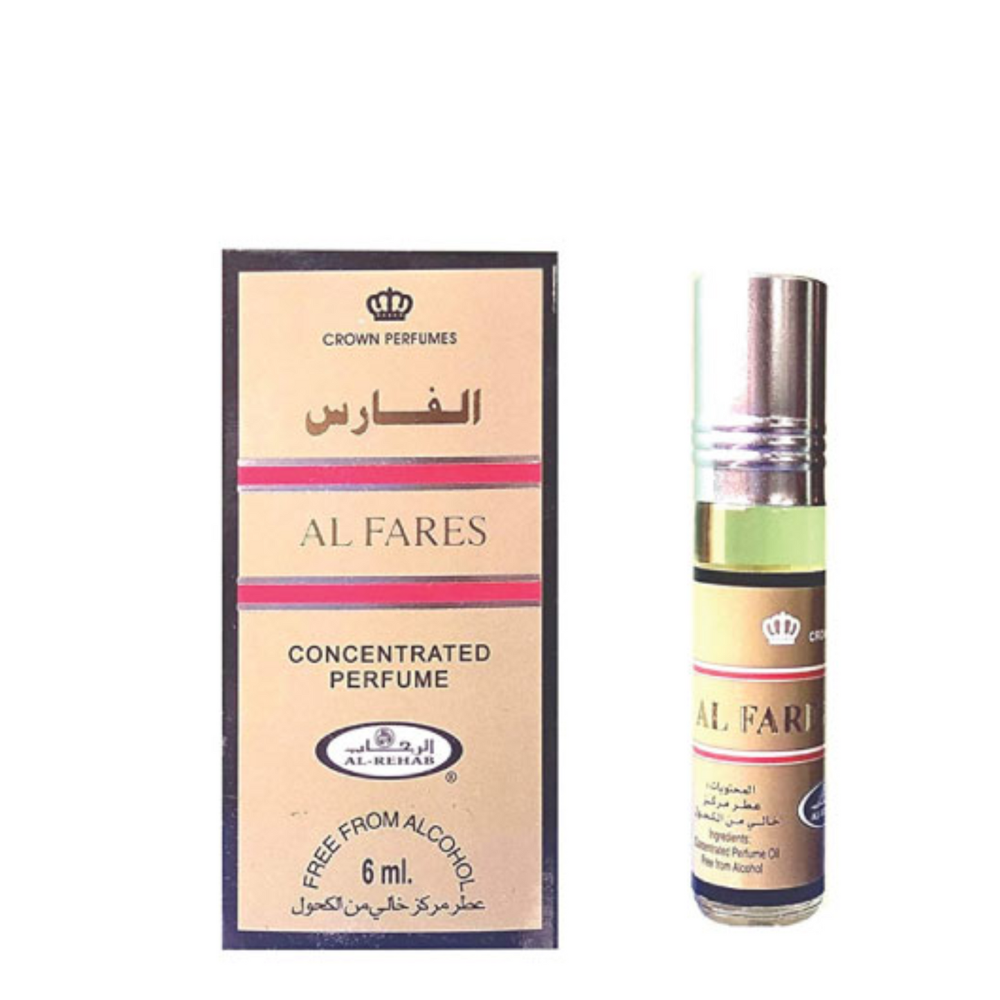 Al Fares 6ml Perfume Oil Al Rehab x6