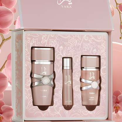 Yara Perfume 3pcs Gift Set Lattafa