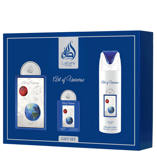 Art Of Universe Gift Set 3 Piece Lattafa Pride